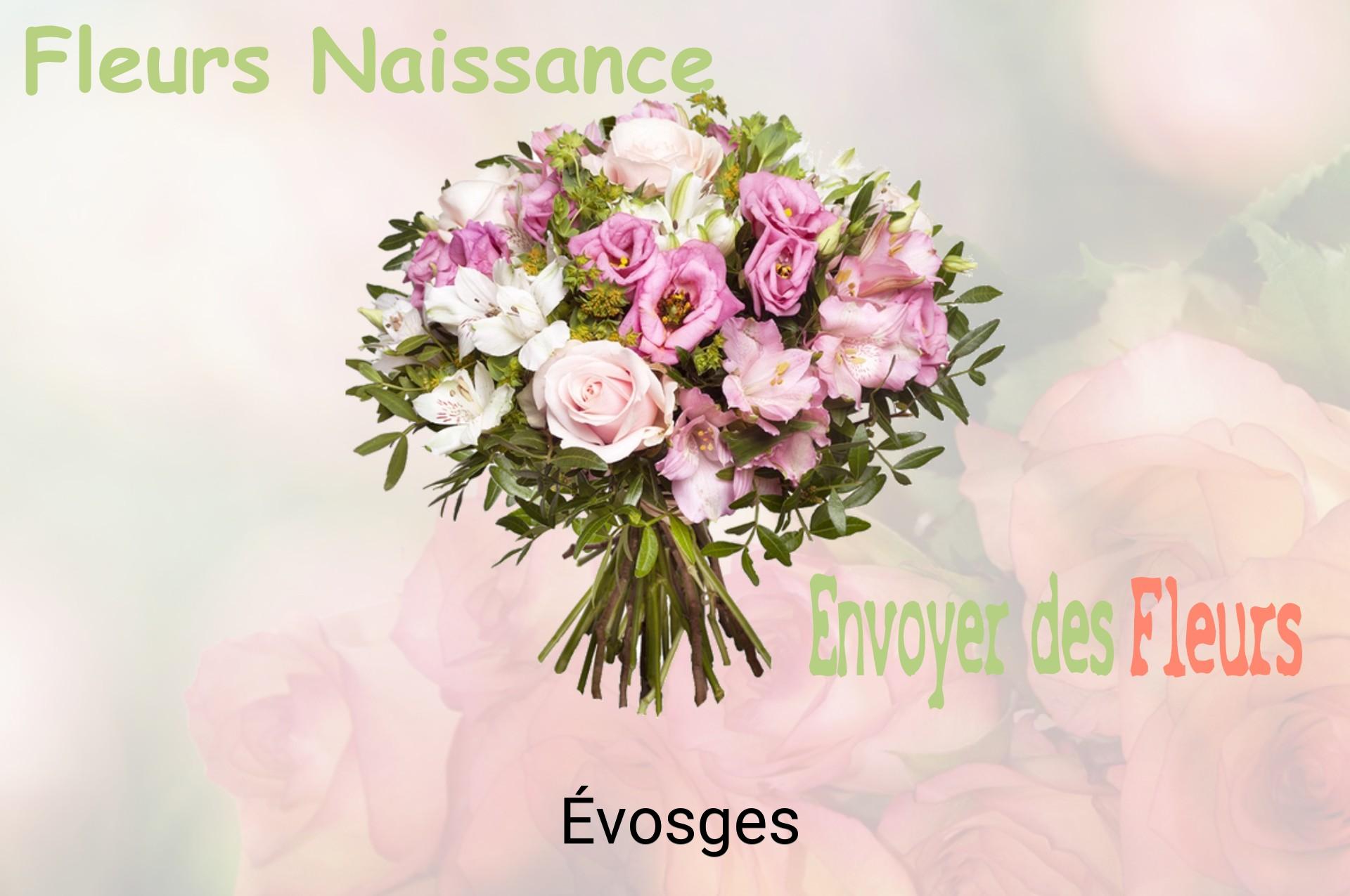 Bouquet de fleurs de naissance livré à Évosges